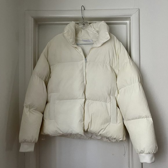 White Puffer Jacket - Picture 3 of 4